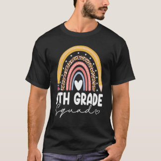 T-shirt Retourner À L'École Arc-en-ciel 9e Escadron De Neu