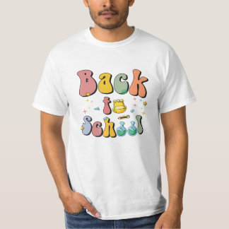 T-shirt Retourner À L'École Smile Teach Visage