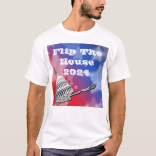 T-shirt Retourner Le Vote De La Chambre Bleu 2024