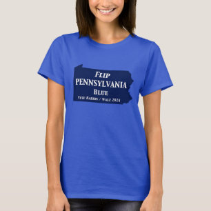 T-shirt Retourner Pennsylvania Blue en 2024