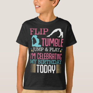 T-shirt Retourner Tumple Sauter Et Jouer Gymnastique Rhyth