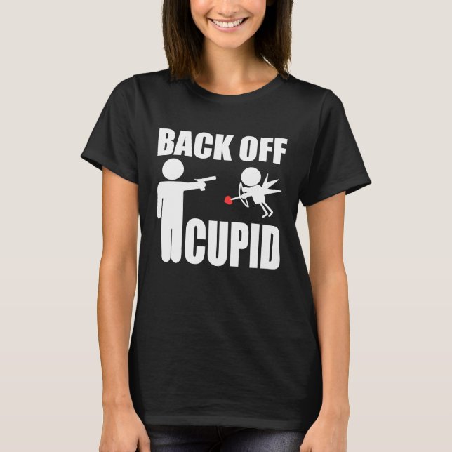 T-shirt Retournez à Cupid, Anti Valentine Singles Sensibil (Devant)