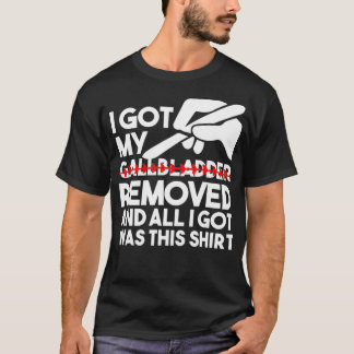 T-shirt Retrait de la vésicule biliaire
