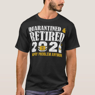 T-shirt Retraité 2021 drôle cadeau de retraite pour hommes