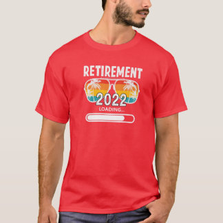 T-shirt Retraite 2022 Chargement des lunettes de soleil ré