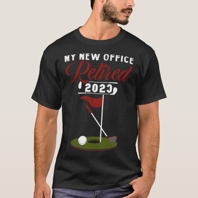 T-shirt Retraité 2023 Golf Plan de retraite Gag Golfers (Devant)