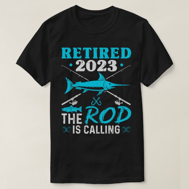 T-shirt Retraité 2023 La Canne Appelle (Design devant)
