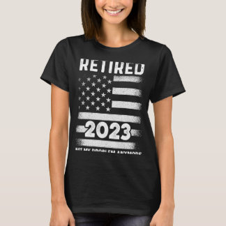 T-shirt Retraité 2023 Plus Mon Problème Retraité Retraite