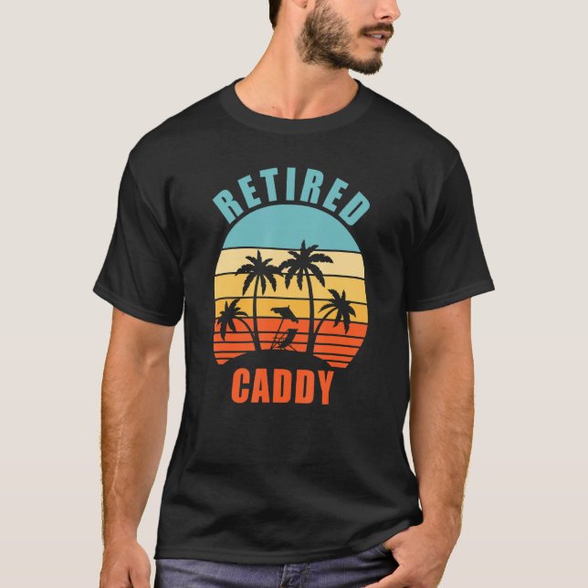 T-shirt Retraité Caddy Funny Golf Caddy Bonne retraite (Devant)