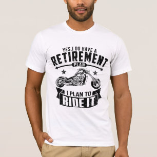 T-shirt Retraite de cycliste