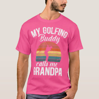 T-shirt Retraite de golf Mes copains de golf m'appellent P