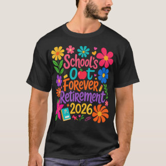 T-shirt Retraite Définitive 2026 Retraité