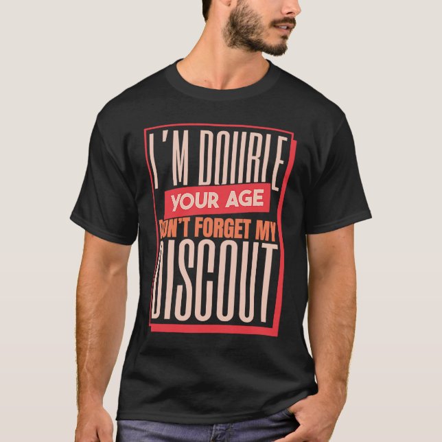 T-shirt Retraite double retraite ne pas oublier mon (Devant)