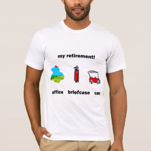 T-shirt Retraite drôle de golf
