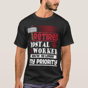 T-shirt Retraite drôle retirée de livreur de travailleur