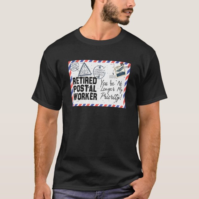 T-shirt Retraite du bureau de poste de retraite des travai (Devant)
