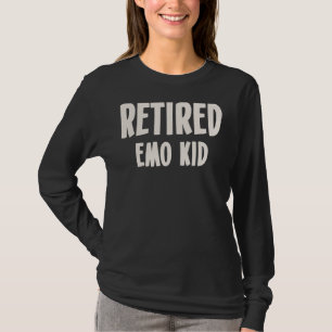 T-shirt Retraité Emo Kid Emotion Rock Sad Music Hommes Et