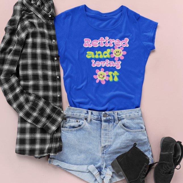 T-shirt Retraité et l'amour (Créateur téléchargé)