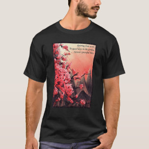 T-shirt Retraite Haiku sur le jardinage et la nature