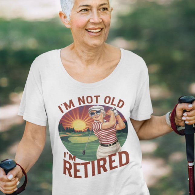 T-shirt Retraite intemporelle : Chemise de golf (Créateur téléchargé)