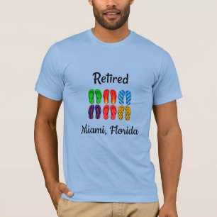 T-shirt Retraité - Miami, Floride