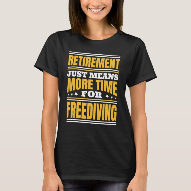 T-shirt Retraite Plus De Temps Pour Libérer (Devant)