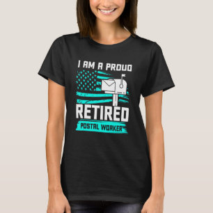 T-shirt Retraité Postal Worker Love Mailman Retraite