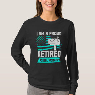 T-shirt Retraité Postal Worker Love Mailman Retraite