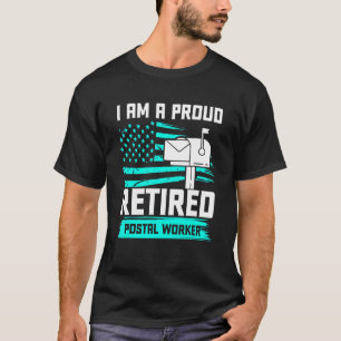 T-shirt Retraité Postal Worker Love Mailman Retraite
