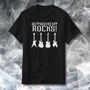 T-shirt Retraite Rocks Guitare Amateurs Retraite