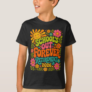 T-shirt Retraite Vie Retraite 2026 Enseignant Retraité