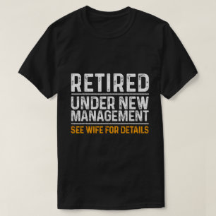 T-shirt Retraité Voir Femme Drôle Papa Chemise