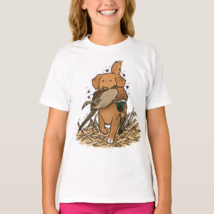T-shirt Retriever de Nouvelle-Écosse à museau relevé