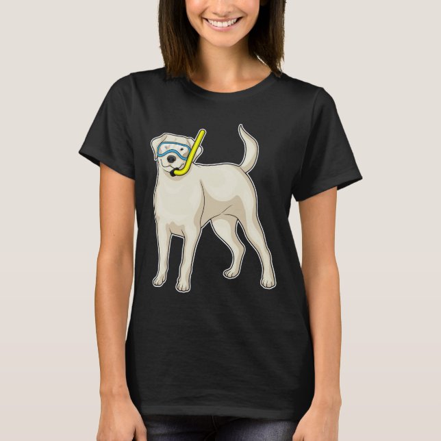 T-shirt Retriever Diver Snorkel (Devant)