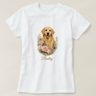 T-shirt Retriever doré
