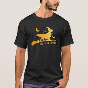 T-shirt Retriever doré drôle Halloween Big Stick Energy