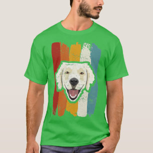 T-shirt Retriever doré souriant (1)