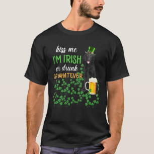 T-shirt Retriever Refroidi Kiss Me Je suis Irlandais Ou Ir