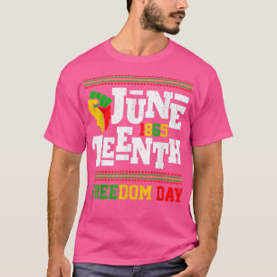 T-shirt Retro 18 juin 65 afro-américain de la liberté