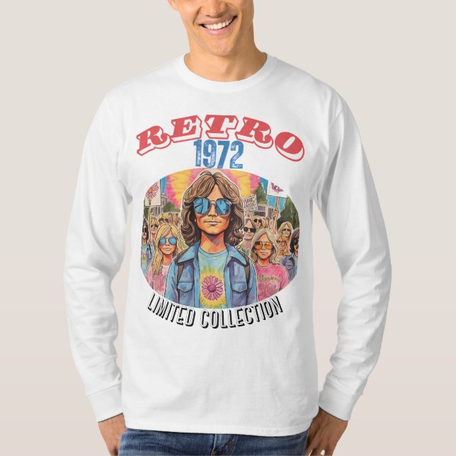 T-SHIRT RETRO 1972 - RETRO REVIVAL (COLLECTION LIMITÉE) (Devant)
