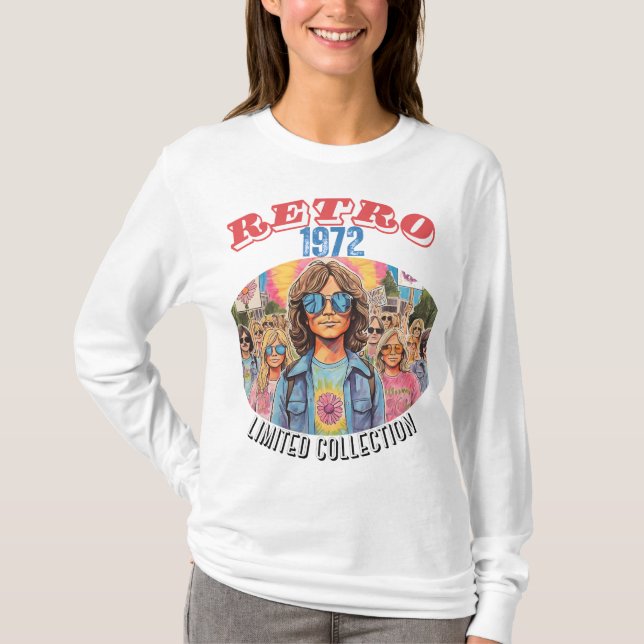 T-SHIRT RETRO 1972 - RETRO REVIVAL (COLLECTION LIMITÉE) (Devant)