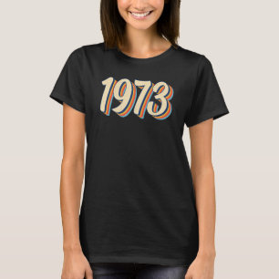 T-shirt Rétro 1973 Feminist Women's Rights Pro Choice