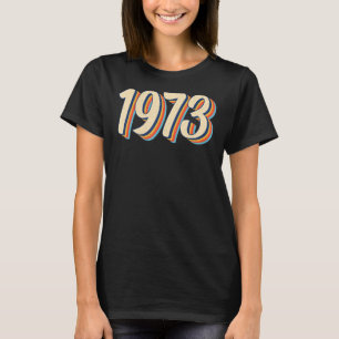 T-shirt Rétro 1973 Feminist Women's Rights Pro Choice