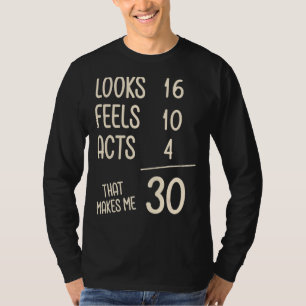 T-shirt Retro 30 ans vieux Messy Dirty Trente C'est My 30t