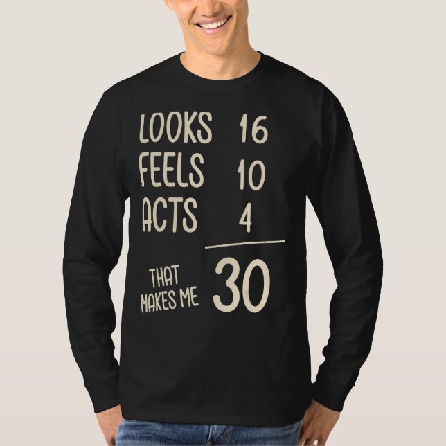T-shirt Retro 30 ans vieux Messy Dirty Trente C'est My 30t (Devant)