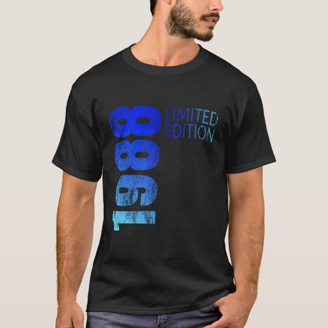 T-shirt Retro 36 Ans Homme Cadeau 36 Anniversaire Cadeau P (Devant)