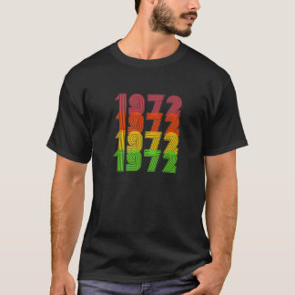T-shirt Rétro 50E Anniversaire 1972 Tenue - Anniversaire 5