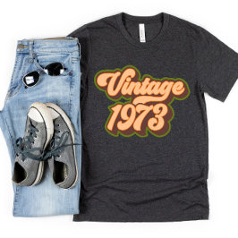 T-shirt Retro 50e anniversaire Vintage 1973