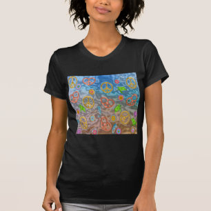 T-shirt Retro 60s paisible Vêtements de vie océanique Cade