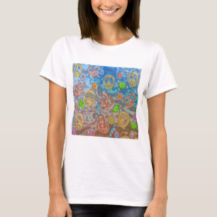T-shirt Retro 60s paisible Vêtements de vie océanique Cade
